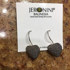 Heart Earrings (Sterling Silver)